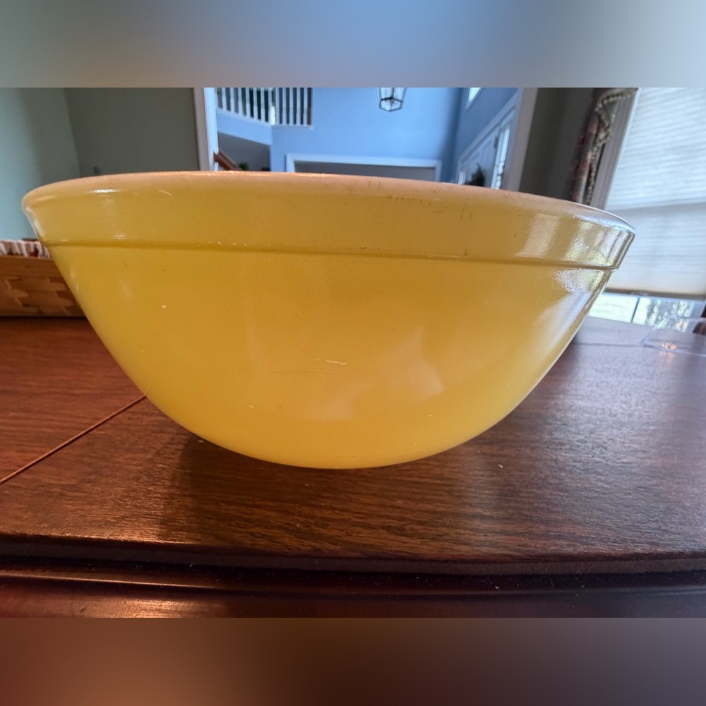 Vintage Pyrex Yellow Mixing Bowl